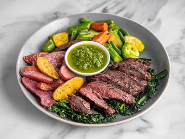 Grilled Hangar Steak Entree