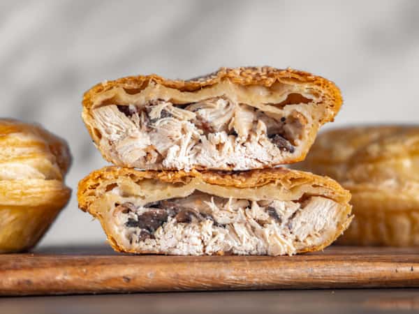 Chicken, Bacon, and Mushroom Pie
