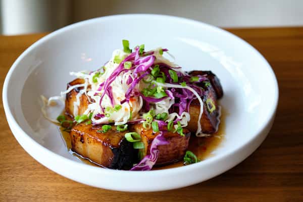 Bourbon Glazed Bacon Steak