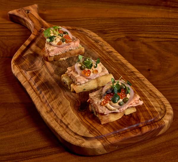 Apple Smoked Salmon Belly