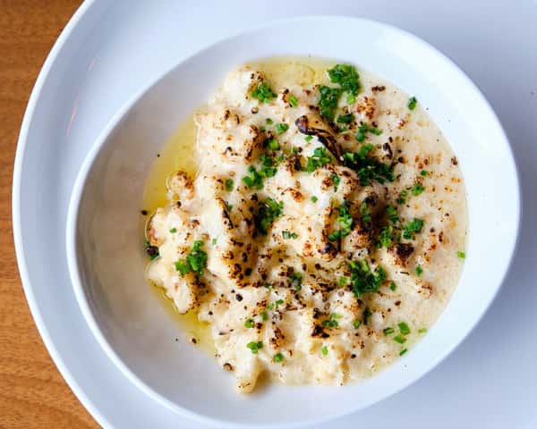 Braised Creamy Cauliflower