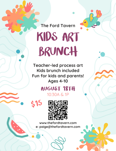 August Kids Art Brunch