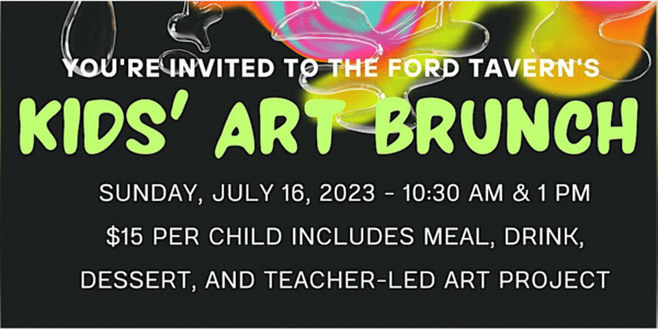 July Kids Art Brunch