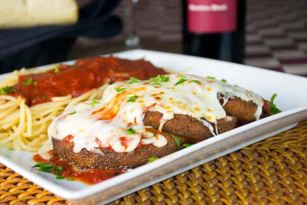 Eggplant or Chicken Parmesan (Lunch)