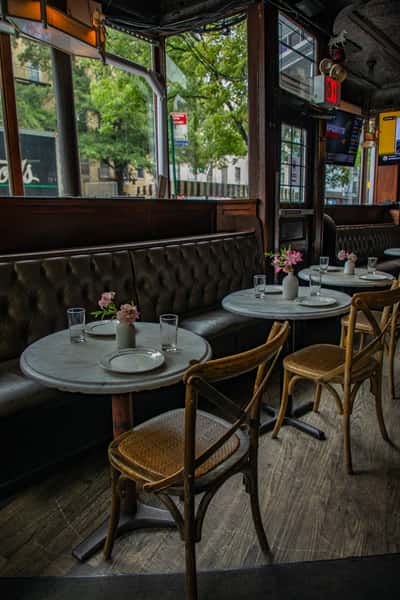 Main Bar area dining tables