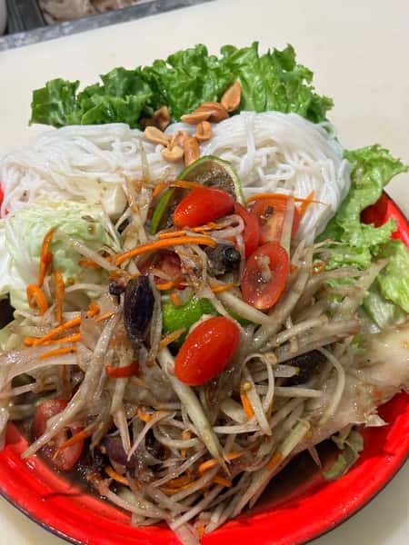 12 Papaya Salad (Lao Style)