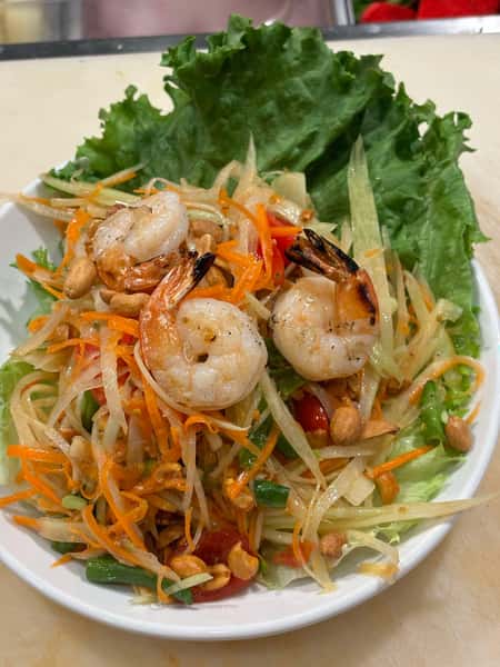 13 Papaya Salad (Thai Style)