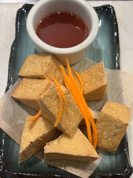 Serve with Sweet & Sour and Mixed with peanut