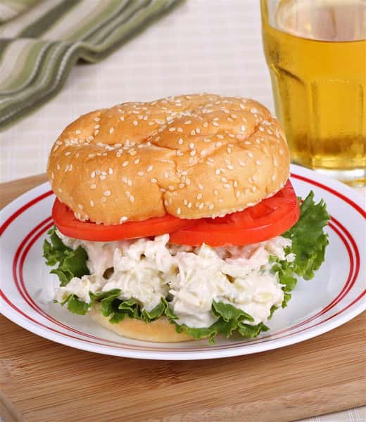 White Chicken Salad Sandwich