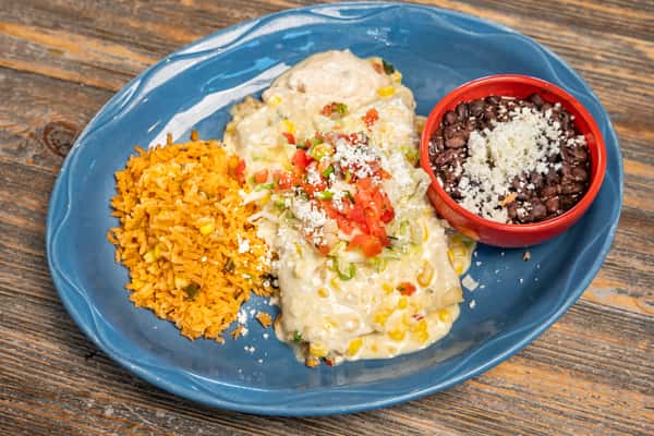 RotisserieChickenandGoatCheeseEnchiladas