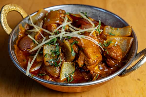 Boneless Thigh Chicken Do Piaza