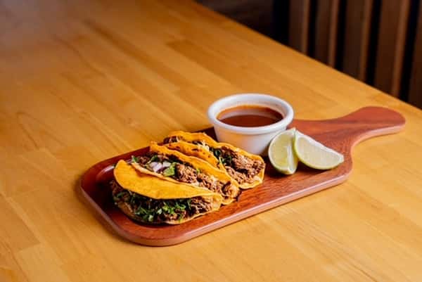 3 Birria Tacos