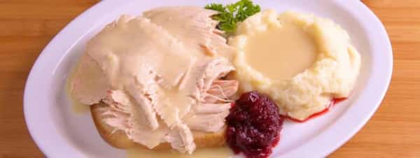 Open Face Turkey