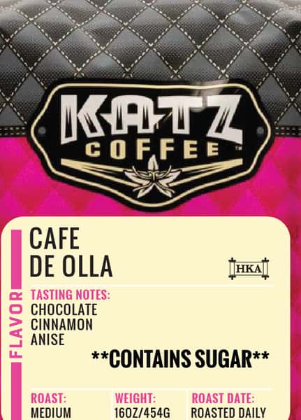 Coffee - Cafe de Olla (sweet cinnamon)