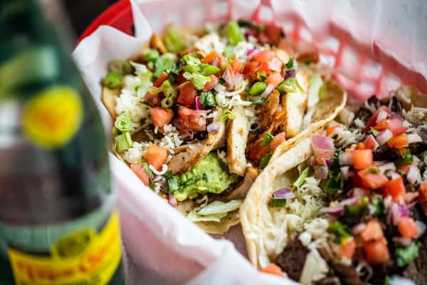 Chicken and BeefTacos