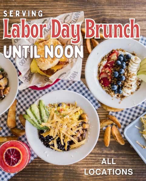 Labor Day brunch plans = handled. We’re serving brunch at all locations until noon! 🍳
#LaborDay #LaborDayWeekend #AustinBrunch #AustinEats #ATXFoodie