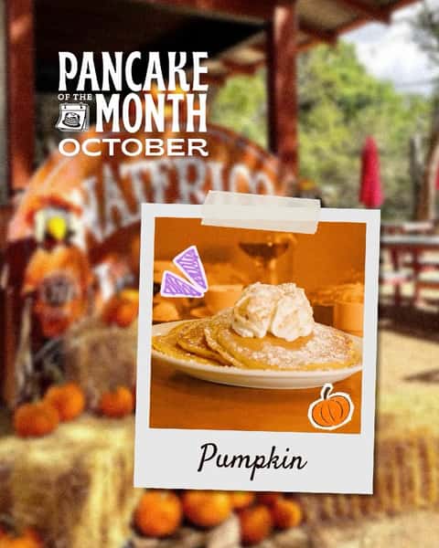 Fall is finally served! 🥞 🎃
Come pull up a chair and grab a stack of our Pumpkin Pancakes while October’s here! ☕🍁
#waterlooicehouse #pumpkinspice #fall