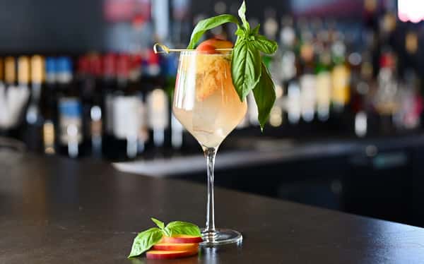 Peach Basil Smash
