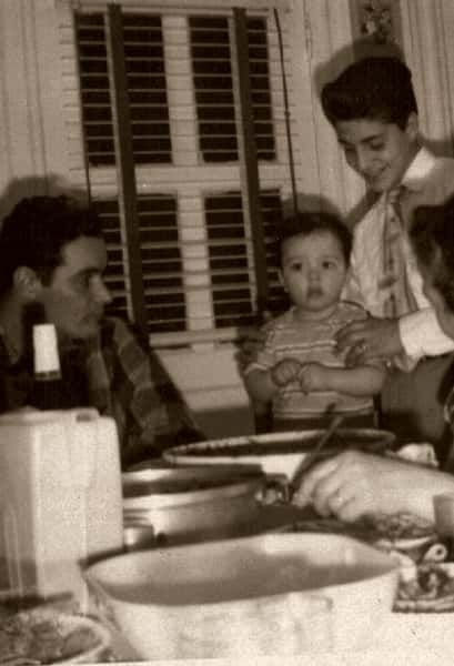 family dinner table