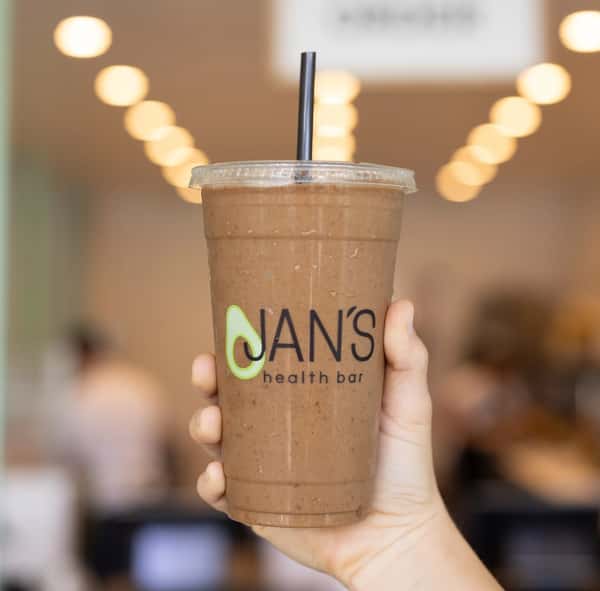 Jan's Health Bar Adaptogenic Coffee Smoothie in collaboration with Common Room Roasters.