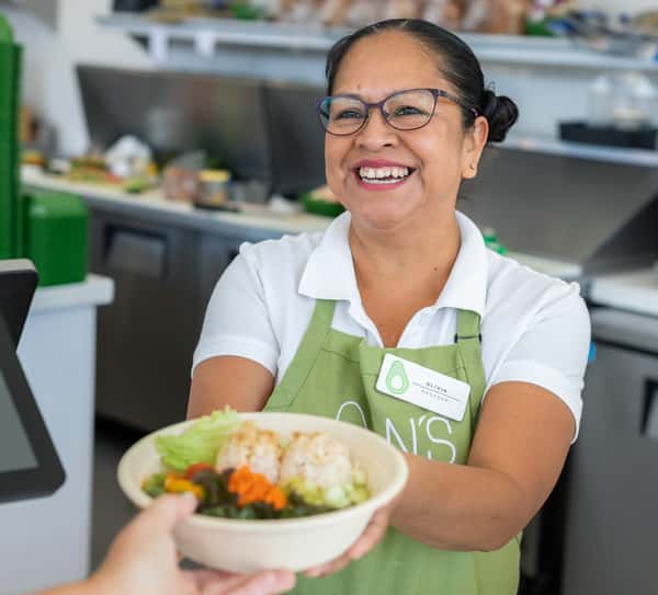 The Jan's Health Bar store interior in Irvine, CA.