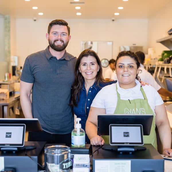 Poppy Holguin with Jan's Health Bar team members.