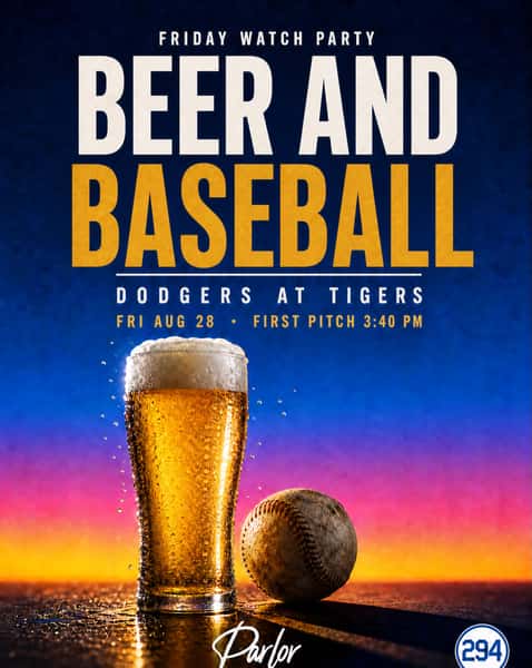 Time to mop up the lil Tigers. Pull up for a good time this Friday. 
Beer and Baseball is the move. See you Friday. 🍻 

Happy Hour Mon–Fri 4–7PM 🍻

14226 Whittier Boulevard
Whittier, CA 90605

(562) 360-1945

#ParlorBar #PBW #SpeakeasyBarInWhittier #WhittierHappyHour #Dodgers
