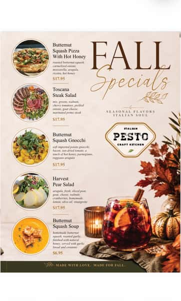 Fall Specials 2026