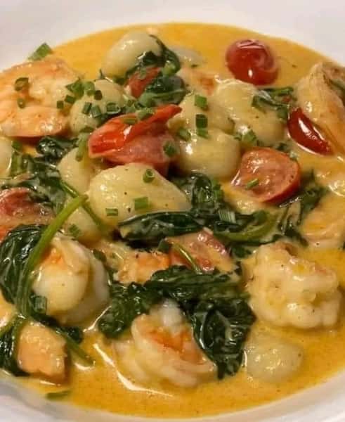 SHRIMP SCAMPI GNOCCHI - SPRING SPECIAL