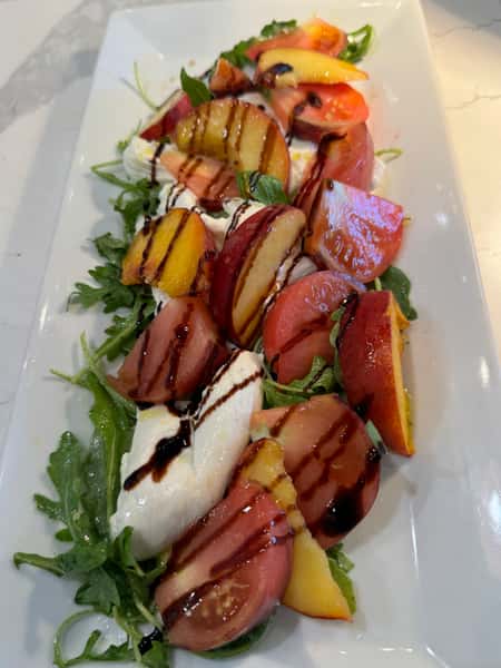PEACHES & BURRATA SALAD - Summer Special