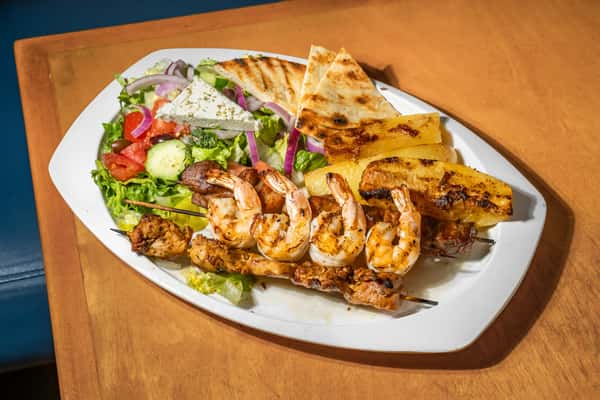 Trio Souvlaki Platter