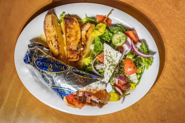 Traditional Gyro Wrap Combo