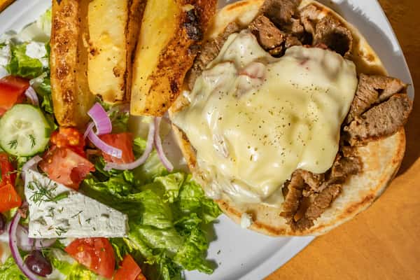 Traditional Gyro Melt Sandwich
