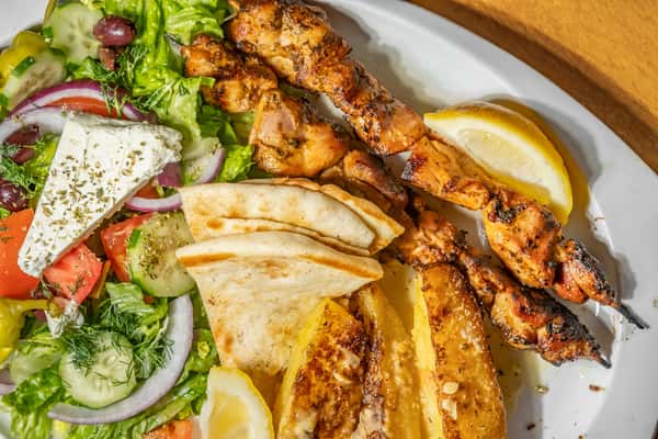 Chicken Souvlaki Wrap