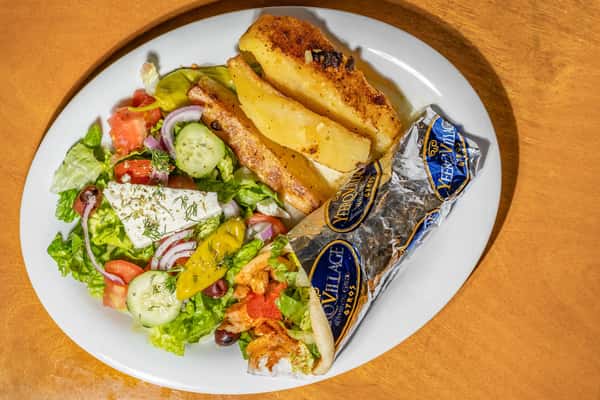 Chicken Gyro Wrap Combo