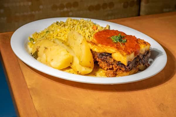 Veggie Moussaka Platter