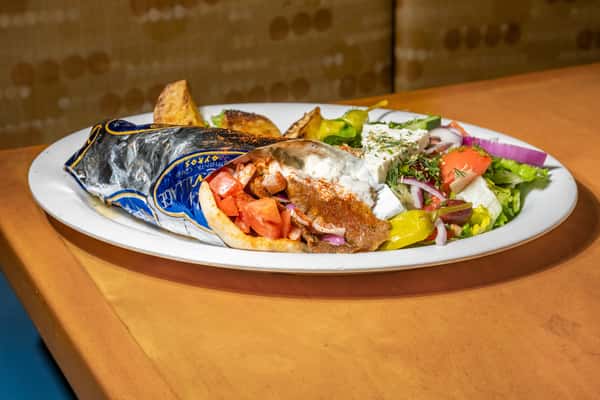 Traditional Gyro Sandwich