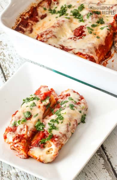 Homemade Manicotti