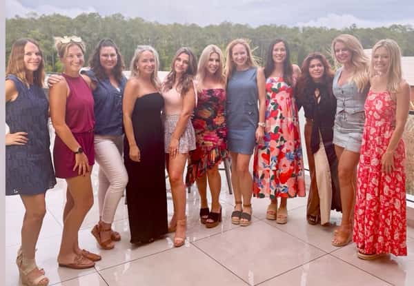 Rooftop ladies