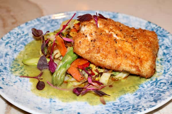 Panko Herb Crusted Snapper