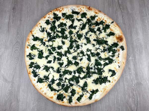 White Spinach Pizza