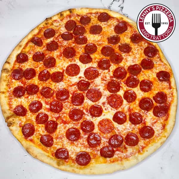 🍕 Craving a slice of heaven? Look no further! Dive into the irresistible Pepperoni Paradise at Lenny's Pizzeria. Every bite is a flavor explosion that will leave you wanting more. Join us for a pizza experience like no other! 🌟 #lennysbernardsville #pizza #foodie #bernardsvillenj #pepperoni 

ORDER NOW ⎯ www.lennyspizzanj.com