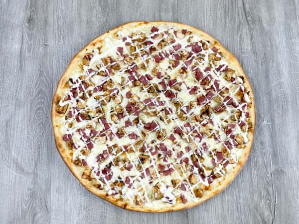 Chicken Bacon Ranch Pizza