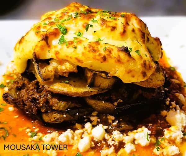 MOUSAKA TOWER W. DESCRIPTION
