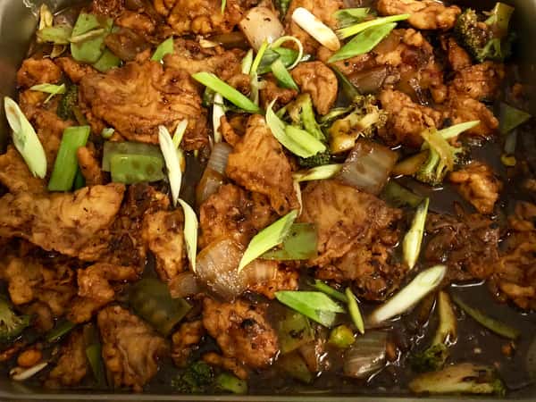 Fish in Hot Garlic Sauce Lunch_Buffet Sankranti Restaurant Indian