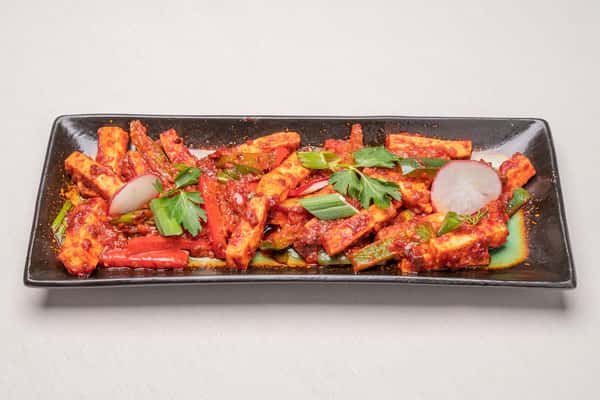 Green Chili Paneer (Indo Chinese)