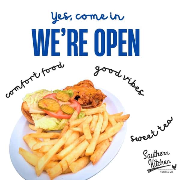 See you soon!
.
.
.
.
.
#southernkitchentacoma #dinersdriveinsanddives #tacomawa #seattle #friedchicken
