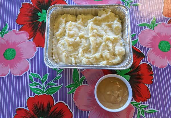 Mashed Potatoes w/Gravy Full Pan