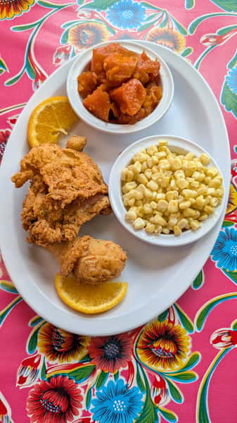 Southern Fried Chicken Plate (2 Pieces)