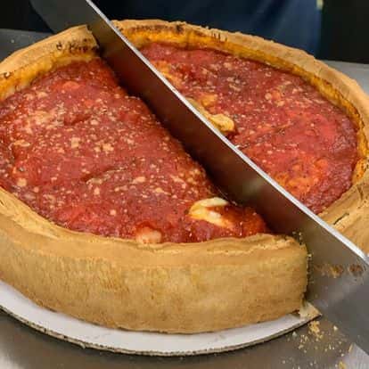 Veggie Stuffed Pizza - Medium